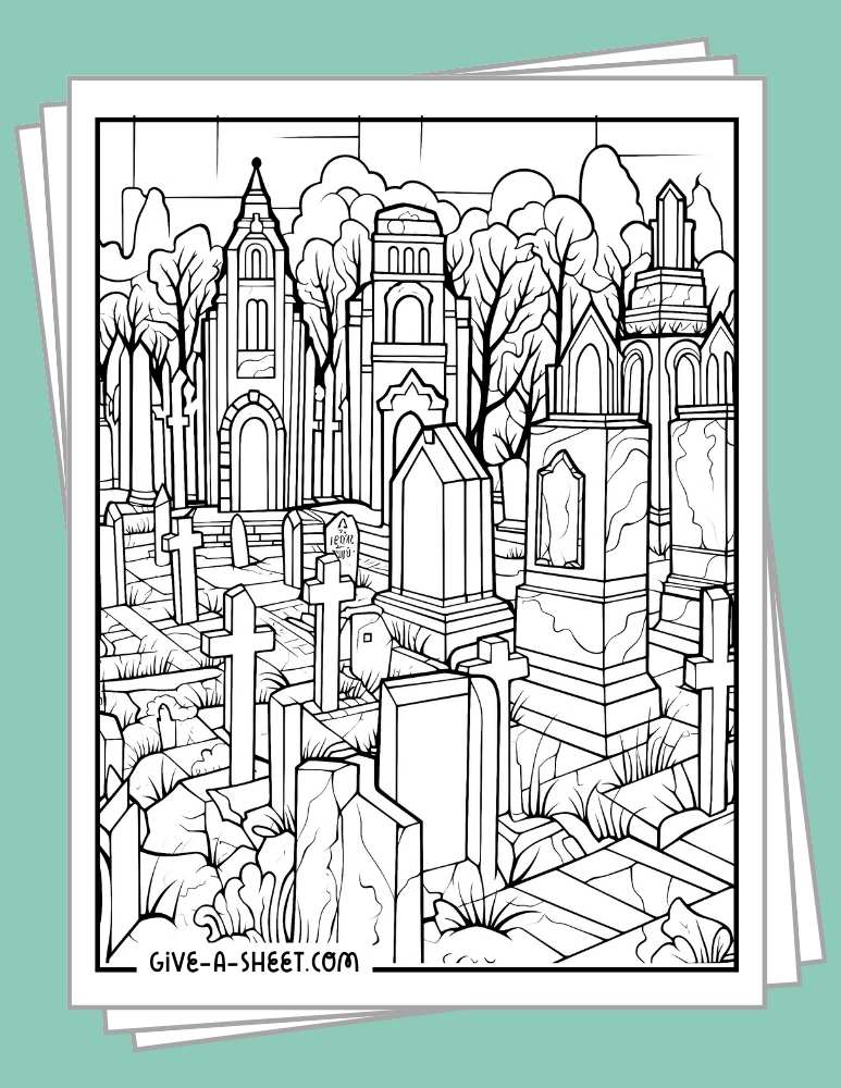 Printable free Christian Halloween coloring pages.