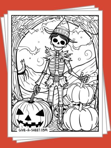 Printable halloween coloring pages free download.