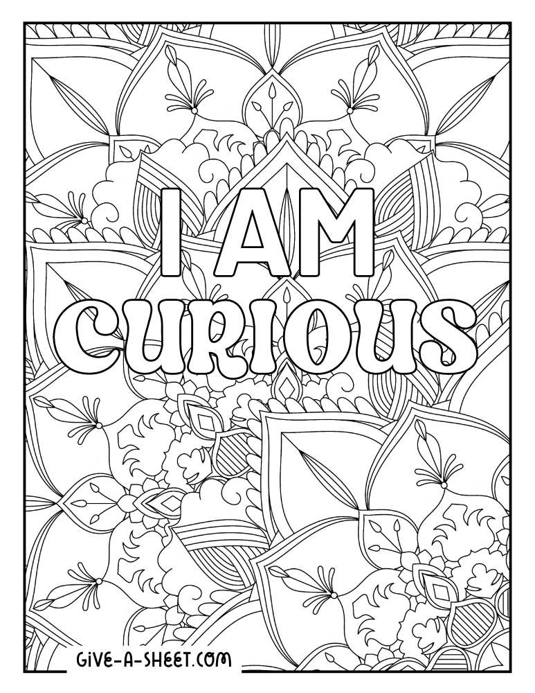 Leaves background coloring sheet.