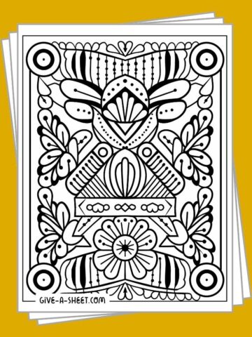 Free printable hispanic heritage month coloring pages.