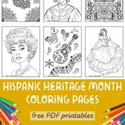 Collection of hispanic heritage month coloring pages free printable pdfs.