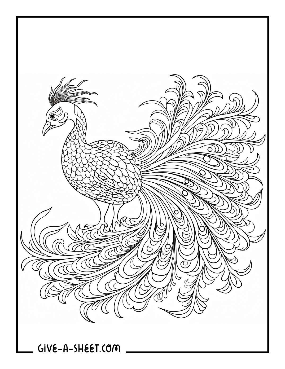 Wild turkey coloring pages with feathers to color in.
